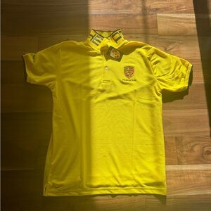 HIGH quality yellow PORSCHE brand shirt
